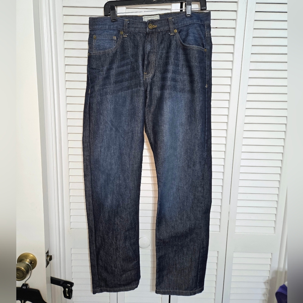 Alexander Julian Colours Men's 34 X 32 Blue Jeans